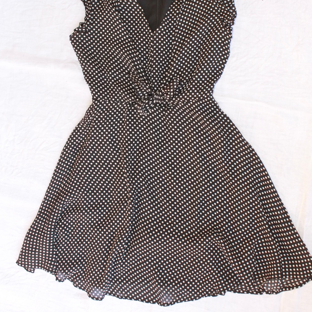 LuLus Polka Dot Fitted Summer Dress
